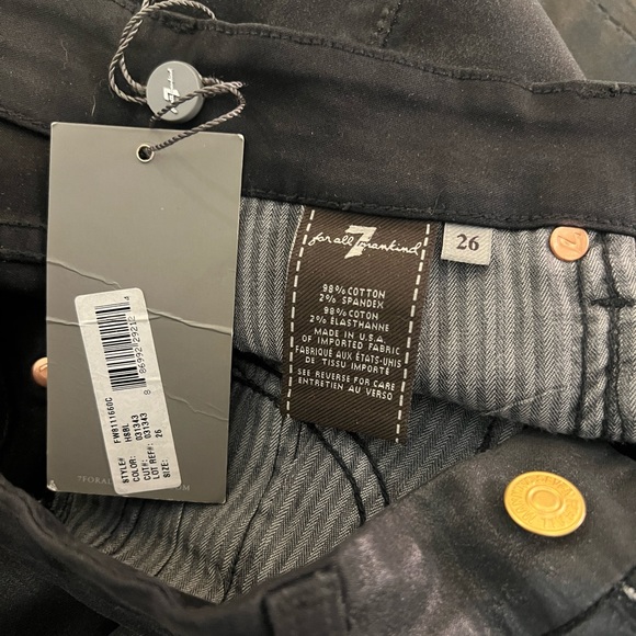 7 for all mankind leather pants (not worn) - Picture 4 of 11